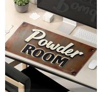 This Is Fine Mouse Pad Exploring The Powder Room: A Cozy Retreat Mouse Pad Mouse Pads For Desk Funny Mouse Pads For Work