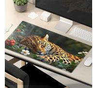 This Is Fine Mouse Pad Leopard Resting In The Jungle Mouse Pad Mouse Pads For Desk Funny Mouse Pads For Work