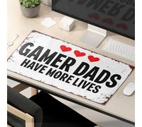 This Is Fine Mouse Pad Love Gamer Dads: More Lives Aboard Mouse Pad Mouse Pads For Desk Funny Mouse Pads For Work
