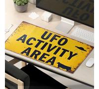 This Is Fine Mouse Pad Ufo Activity Area: A Mysterious Sign Mouse Pad Mouse Pads For Desk Funny Mouse Pads For Work