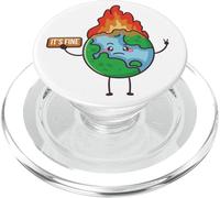 This is FINE World on Fire it's Okay PopSockets PopGrip for MagSafe