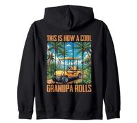 This Is How A Cool Grandpa Rolls Zip Hoodie