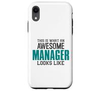 This is how a cool manager looks like a Funny work colleague Case for iPhone XR