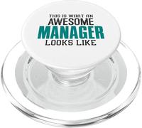 This is how a cool manager looks like a Funny work colleague PopSockets PopGrip for MagSafe