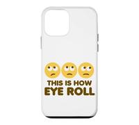 This Is How Eye Roll Funny Cartoon Eye Rolling Emoticons Case for iPhone 12 mini