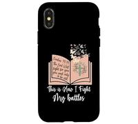 This Is How I Fight My Battles - Bible Jesus Cross Christian Case for iPhone X/XS