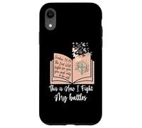 This Is How I Fight My Battles - Bible Jesus Cross Christian Case for iPhone XR