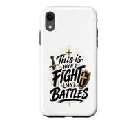 This Is How I Fight My Battles Christian Armor of God Case for iPhone XR