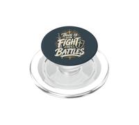 This Is How I Fight My Battles Christian Armor of God PopSockets PopGrip for MagSafe