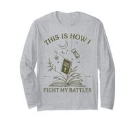 This is How I Fight My Battles Christian Faith Long Sleeve T-Shirt
