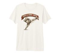 This is How I Kick Kickboxing Muay Thai Boxing Fighter Gift Premium T-Shirt