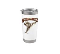 This is How I Kick Kickboxing Muay Thai Boxing Fighter Gift Stainless Steel Insulated Tumbler