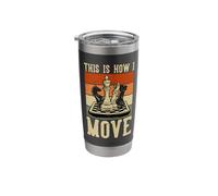 This is How I Move | Chess Player Chess Board Stainless Steel Insulated Tumbler