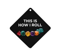 This Is How I Roll Car Air Fresheners White | Cute Funny Long Lasting Scent Automotive Hanging Scented Cards Tablets