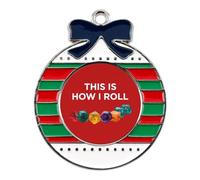 This Is How I Roll Christmas Tree Ornaments Decor Circular