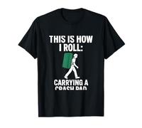 This Is How I Roll Crash Pad Climbing Graphic T-Shirt