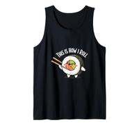 This is How I Roll Cute Sushi Pun Cartoon Tank Top