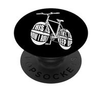 This Is How I Roll Cycling Lover Cyclist Bicycle Keep Up PopSockets Adhesive PopGrip