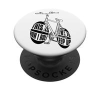 This Is How I Roll Cycling Lover Cyclist Bicycle Keep Up PopSockets Adhesive PopGrip