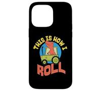 This Is How I Roll Dino On Tractor Case for iPhone 14 Pro Max