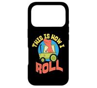 This Is How I Roll Dino On Tractor Case for iPhone 17 Pro