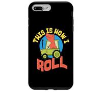 This Is How I Roll Dino On Tractor Case for iPhone 7 Plus/8 Plus