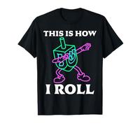 This Is How I Roll Dreidel Shirt, Dabbing Chanukah Gifts T-Shirt