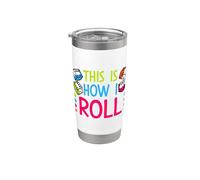 This is How I Roll for Bunco Night Stainless Steel Insulated Tumbler