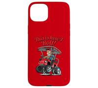 This Is How I Roll! Funny Golf Cart Cartoon Humor Design Case for iPhone 15 Plus