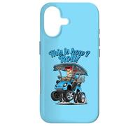 This Is How I Roll! Funny Golf Cart Cartoon Humor Design Case for iPhone 17