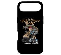 This Is How I Roll! Funny Golf Cart Cartoon Humor Design Case for iPhone Air