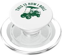 This Is How I Roll Funny Golf Cart Humor Design PopSockets PopGrip for MagSafe