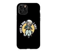 This Is How I Roll Funny Skeleton Scooter Rider Moped Case for iPhone 11 Pro