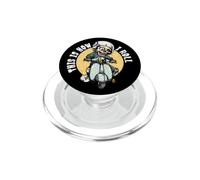 This Is How I Roll Funny Skeleton Scooter Rider Moped PopSockets PopGrip for MagSafe
