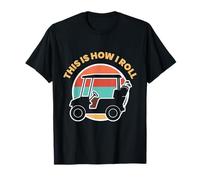 This is How I Roll Golf Funny Golfer Gift Vintage T-Shirt