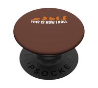 This Is How I Roll Groundhog Cute Groundhog Day Funny PopSockets Adhesive PopGrip