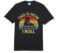 This is How I Roll - Inline Skating Rollerblading Present Comfort Colors Adult Heavyweight T-Shirt