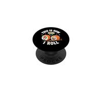 This Is How I Roll Japanese Food Sashimi Roll Funny Sushi PopSockets Adhesive PopGrip
