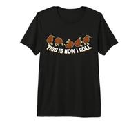 This is How I Roll Kiwi Bird NZ New Zealand Bird Funny Premium T-Shirt