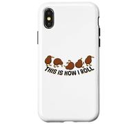 This Is How I Roll Kiwi New Zealand Kiwi Bird Case for iPhone X/XS