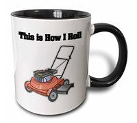 This is How I Roll Lawn Mower Mug Luxury Coffee Mug Microwave Safe Tea Mugs for Cappuccino Office Café 330Ml