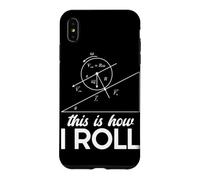 This Is How I Roll Math Formula Geometry Teacher Math Lover Case for iPhone XS Max