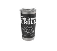This is How I Roll Physics Formula Science Teacher Nerd Math Stainless Steel Insulated Tumbler