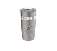 This is How I Roll Physics Formula Science Teacher Nerd Math Stainless Steel Insulated Tumbler