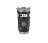 This is How I Roll Physics Formula Science Teacher Nerd Math Stainless Steel Insulated Tumbler