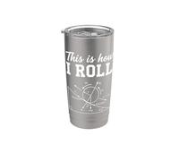This is How I Roll Physics Formula Science Teacher Nerd Math Stainless Steel Insulated Tumbler