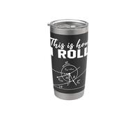 This is How I Roll Physics Funny Science Engineering Pun Stainless Steel Insulated Tumbler