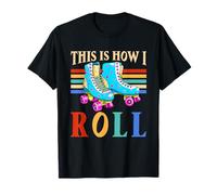 This Is How I Roll | Retro Roller Skates | Rollerblades T-Shirt