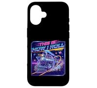 This Is How I Roll Retro Synthwave Train 80s Vaporwave Case for iPhone 16