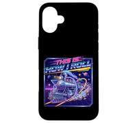 This Is How I Roll Retro Synthwave Train 80s Vaporwave Case for iPhone 16 Plus